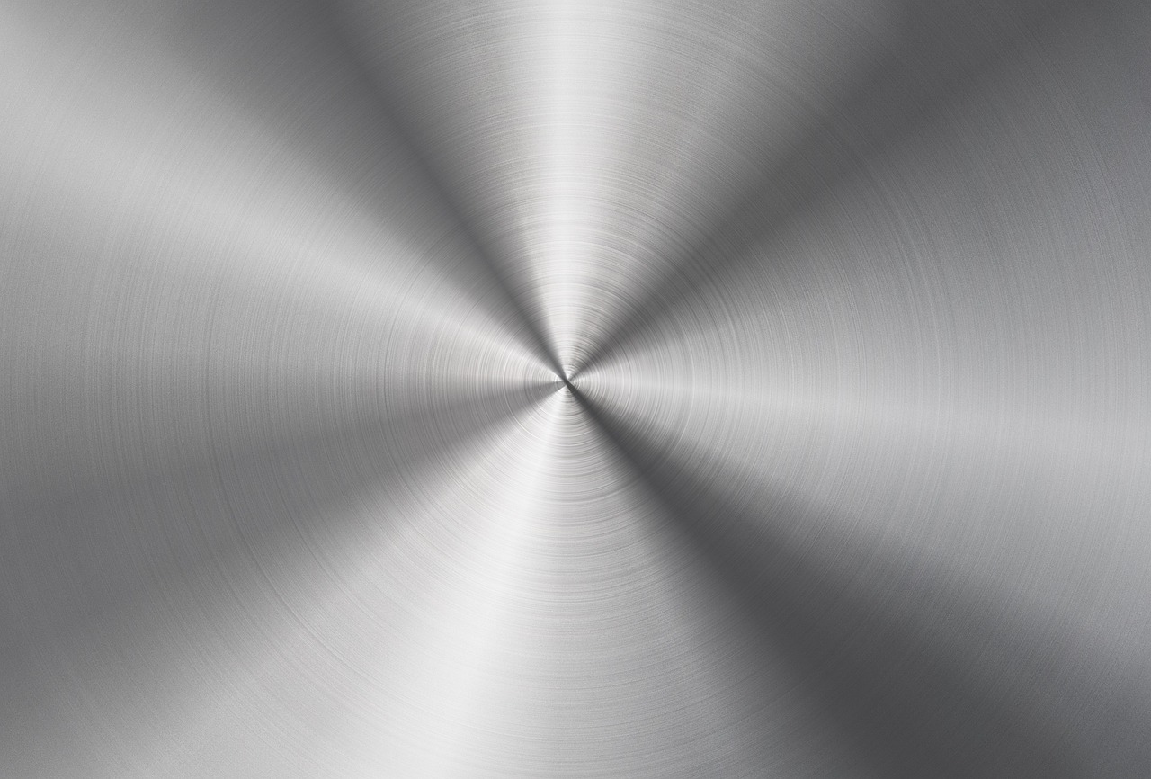 A stainless steel pet bowl